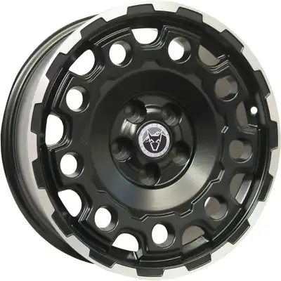 Wolfrace Explorer Wolverine Matt Black Polished Alloy Wheels Image