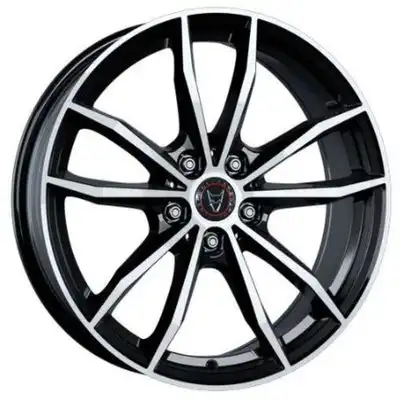 Wolfrace Eurosport TUV X12 Diamond Black Face Polished Alloy Wheels Image