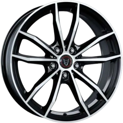 Wolfrace Eurosport TUV X12 Diamond Black Polished Alloy Wheels