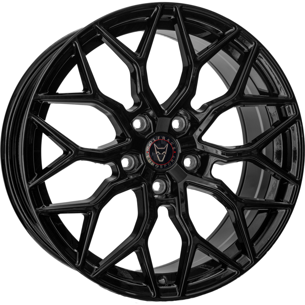 8x20 Wolfrace Eurosport Road Edition Urban Racer Gloss Black