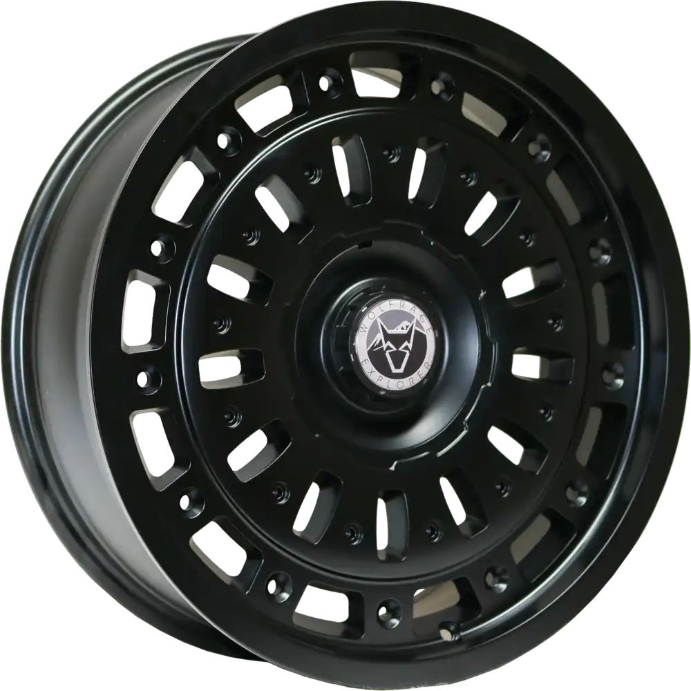 https://www.wolfrace.co.uk/images/alloywheels/wolfrace_explorer_explore_matt_black_black_rivetss.png Alloy Wheels Image.