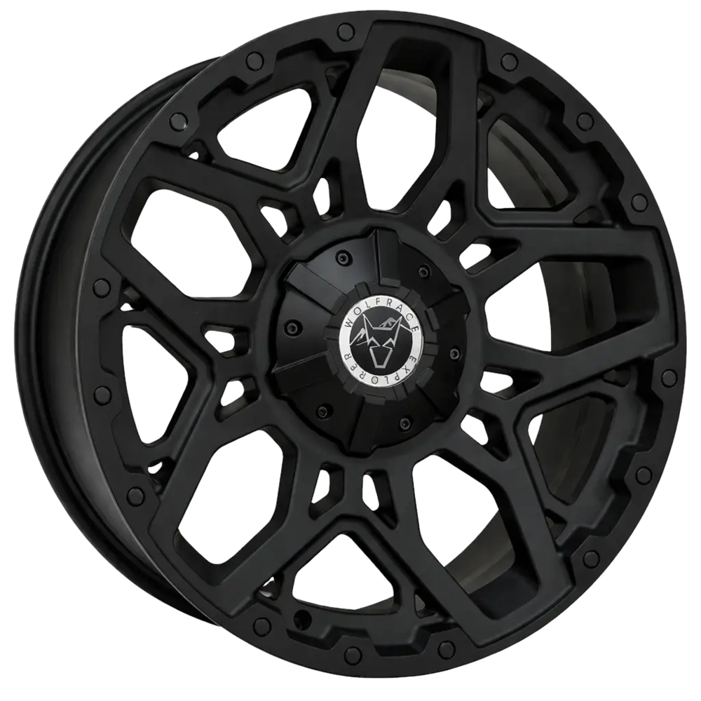 https://www.wolfrace.co.uk/images/alloywheels/wolfrace_explorer_sahara_matt_black_black_rivets2.webp Alloy Wheels Image.