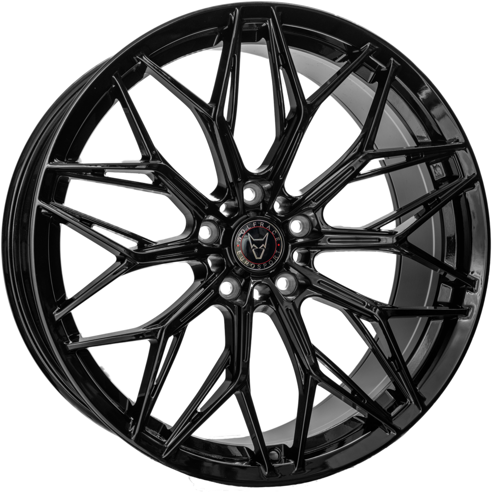 8.5x20 Wolfrace Eurosport Road Edition Wolfsburg Gloss Black